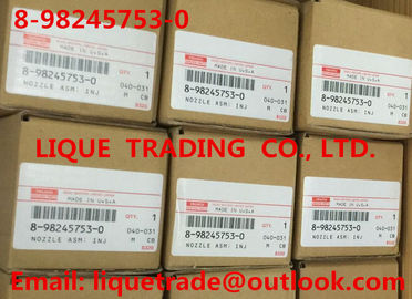 CHINA Inyector común auténtico y nuevo del carril 8982457530/8-98245753-0 para ISUZU Trooper 4JX1 3.0L proveedor