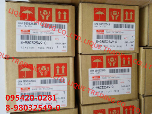 CHINA Limitador original de la presión de DENSO 095420-0281,0954200281,095420-0280,98032549, 8-98032549-0, 8980325490 proveedor