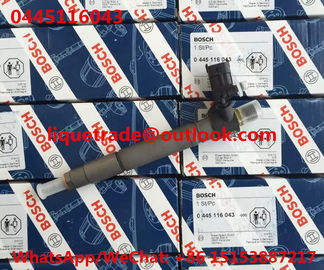 CHINA Inyector común AUTÉNTICO 0 del carril del INYECTOR 0445116043 de BOSCH 445 116 043, 0445 116 043 proveedor
