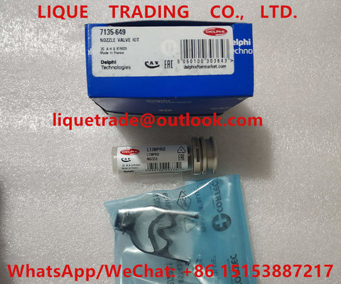 CHINA Equipos de reparación de DELPHI Genuine 7135-649 (incluya la boca L138PRD + la válvula 28538389) equipos de la revisión 7135 649, 7135649 proveedor