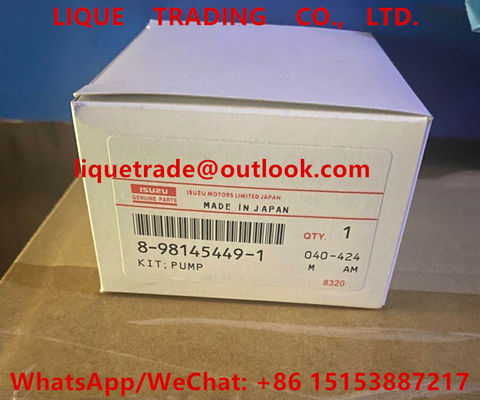 CHINA Válvula de control de ISUZU 8-98145449-1, EQUIPO de REPARACIÓN 8-98145449-0 98145449, 8981454491, 8981454490 proveedor