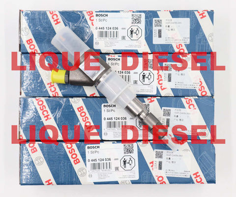 CHINA Inyector común 0445124036, 0 445 124 036, 0986435674 5801906153 500060566 del carril de BOSCH proveedor