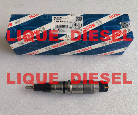 Inyector común auténtico 0445120059, 0445120231 del carril de BOSCH para Cummins 4945969, 3976372, 5263262 proveedor