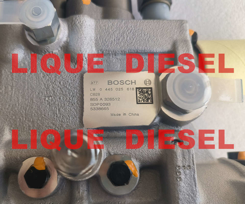 Bomba de inyección de combustible 0445025618 5338665 Bomba de inyección de tren común 0 445 025 618 Para motor QSL9.3 QSL93 proveedor