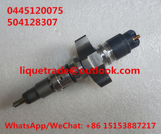 Inyector común 0445120075, 0 445 120 075 del carril de BOSCH para IVECO 504128307, CASO NUEVA HOLANDA 2855135 proveedor