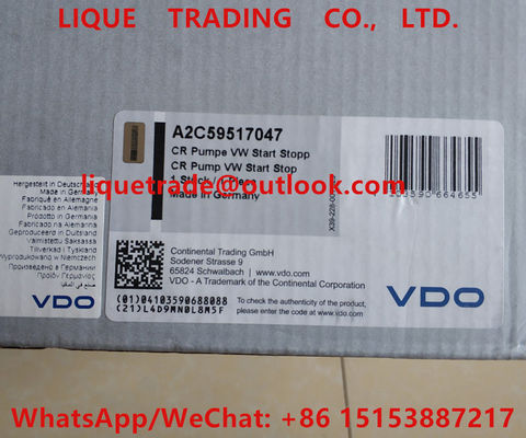 Surtidor de gasolina de SIEMENS VDO A2C59517047 A2C59517053 A2C53341464, 5WS40836, 5WS40891, 03L130755E proveedor