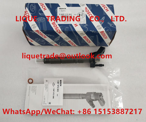 Inyector piezoeléctrico 0445115064, 0445115063 de BOSCH para Mercedes Benz A6420701387, A6420701587 proveedor