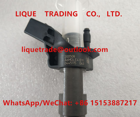 Inyector piezoeléctrico 0445115064, 0445115063 de BOSCH para Mercedes Benz A6420701387, A6420701587 proveedor